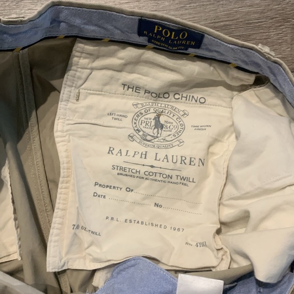 Polo Ralph Lauren Chino Pants Mens 34x34 - Picture 3 of 3